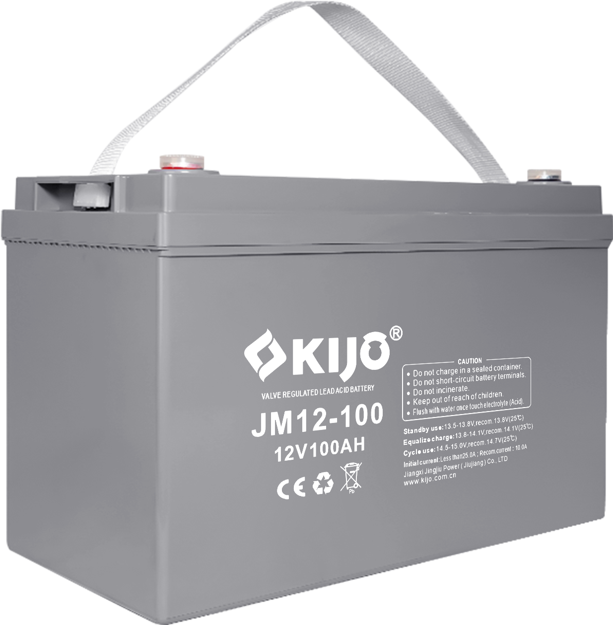 Акумуляторна батарея KIJO, модель JM12-100, 12В, 100А*год